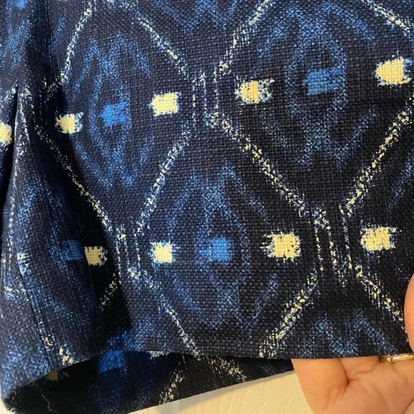 J. Crew Factory Basketweave Ikat Cotton Shorts Size 2 - Picture 4 of 6